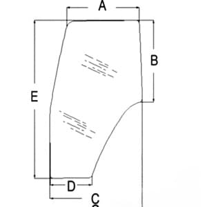 82036000 - Glass, Door (RH)