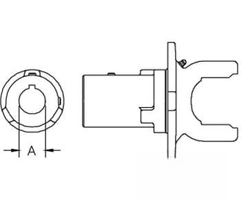 825-8624 - Round Bore Yoke - Thumbnail 3