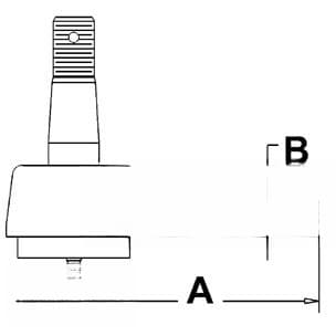 825695M91 - Drag Link End, Front