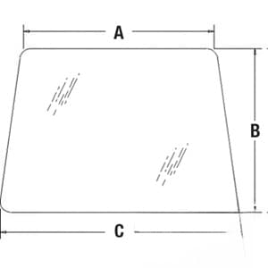 82848332 - Glass, Windshield, Front