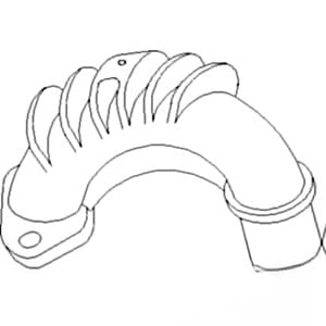 824245M1 - Exhaust Elbow