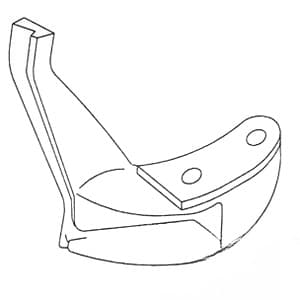 825774M2 - Oil Trough Assembly (LH)