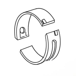 830897M91 - Main (Std) Bearing Set