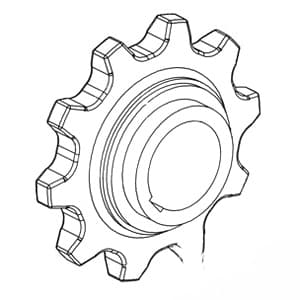 84038625 - Feeder House Chain (Inner) Sprocket