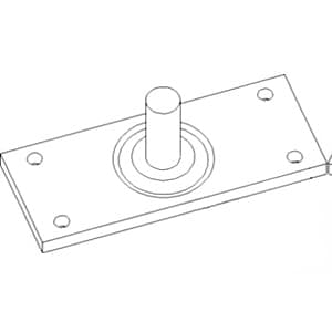 84320470 - Upper Shoe Drive (LH) Support