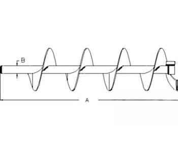 84447518 - 42.283" Extended Wear Auger; Bubble Up - Thumbnail 4