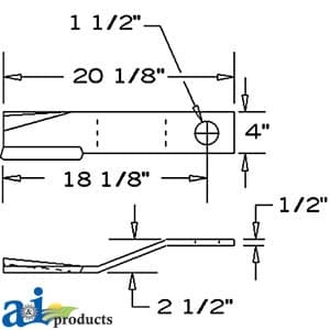 8589 - Blade, Rotary Cutter, CCW, Lift