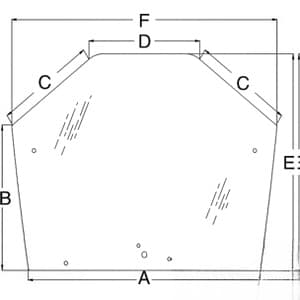 86002901 - Glass, Rear Window