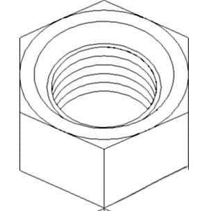 86507391 - Nut, Tie Rod Jam; LH Thread - Thumbnail 3