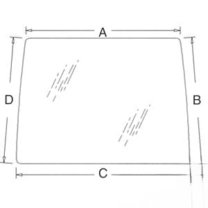 86511795 - Glass, Front Windshield