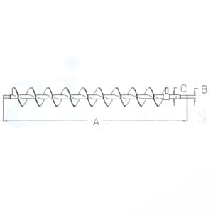 86512656 - Lower Clean Grain Auger