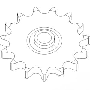 86627639 - Idler; Unloading Drive Sprocket