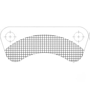 86502678 - Parking Brake (2 Sides Lined) Brake Pad