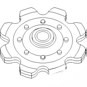 87034967 - Row Unit Idler Sprocket
