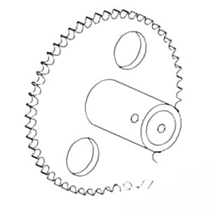 87036543 - Reel Drive Sprocket