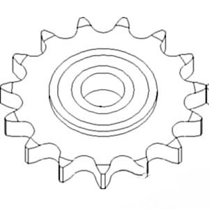 87283101 - Upper Clean Grain Elevator Sprocket