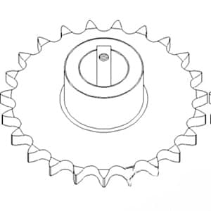87283695 - Upper Clean Grain Elevator Sprocket