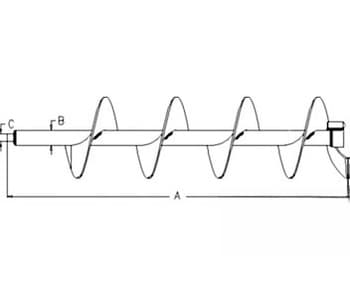 87283757 - 42.283" Extended Wear Auger; Upper Bubble Up - Thumbnail 3