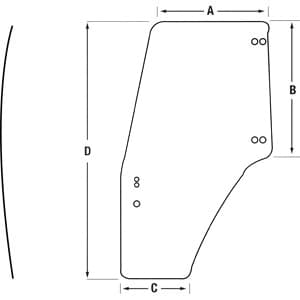 87302768 - Glass, Door (RH)
