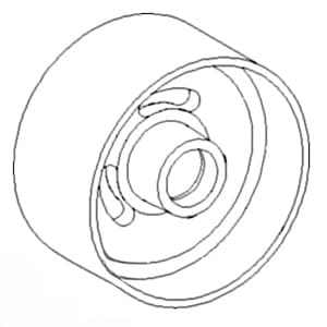 87323202 - Separator Idler Pulley