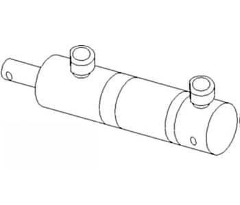 87449896 - Gear Box; Feeder Reverser Cylinder