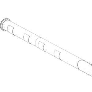 87470158 - Extended Wear 18 Ft. Tube; Horizontal Unloading Auger