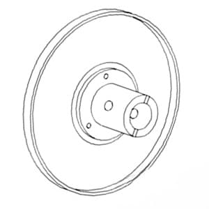 87522943 - Outer Fan Drive Fixed Pulley
