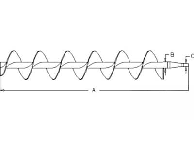 87733275 - Ext Wear Bubble Up Auger - Thumbnail 2