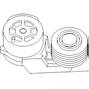 87317615 - Belt Tensioner