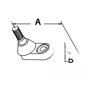 881889M91 - Tie Rod End - Thumbnail 4