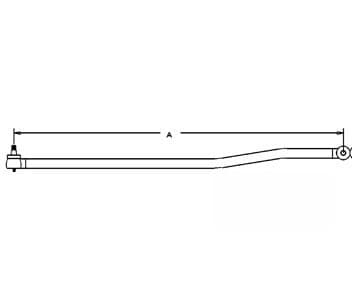 884797M91 - Complete Drag Link Assembly
