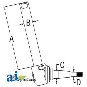 883570M93 - Spindle (LH)