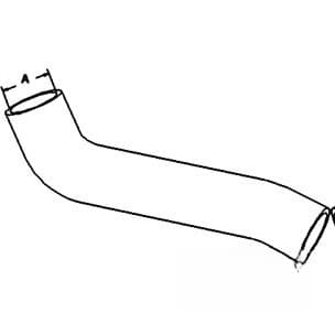 890258M1 - Air Cleaner Hose