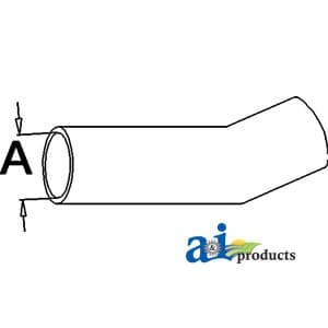 890195M1 - Radiator Hose, Upper