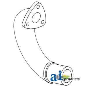 898011M1 - Elbow, Exhaust (180°) - Thumbnail 2