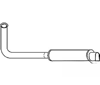 8N5230 - Horizontal Muffler & Pipe Assembly - Thumbnail 2