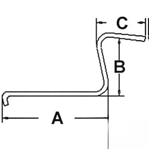 92611 - Rake Tooth (Long)