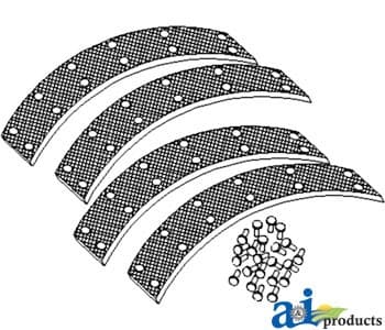 957E2021B - Shoe Brake Lining Set