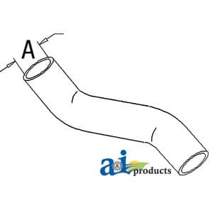 957E8260B - Radiator Hose, Upper