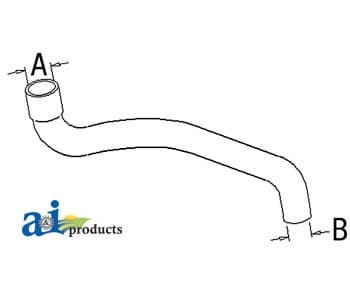 957E8286 - Radiator Hose, Lower - Thumbnail 2