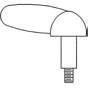 962148M91 - Handle, Hood - Thumbnail 2