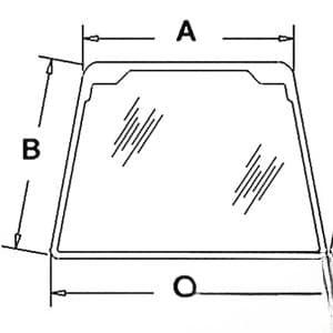 97290C1 - Glass, Windshield, Front