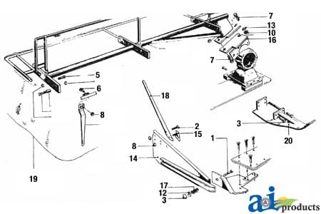 97884570 - Curtain, Disc Mower