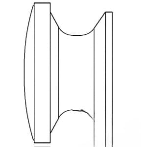 9828014 - KNOB, GRILLE