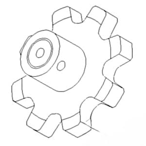 9863030 - Clean/ Return Grain Elevator Sprocket