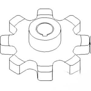 9863040 - Clean/ Return Grain Elevator Sprocket