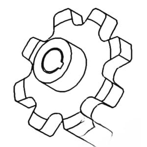 9863070 - Upper Return Grain Elevator Sprocket