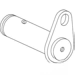 A143994 - Rear Support w/ Snap Ring Groove Pivot Pin