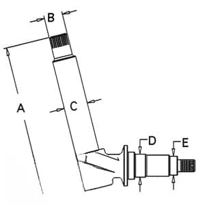 A161274 - Spindle (RH/LH)