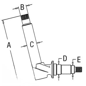 A162068 - Spindle (RH/LH)